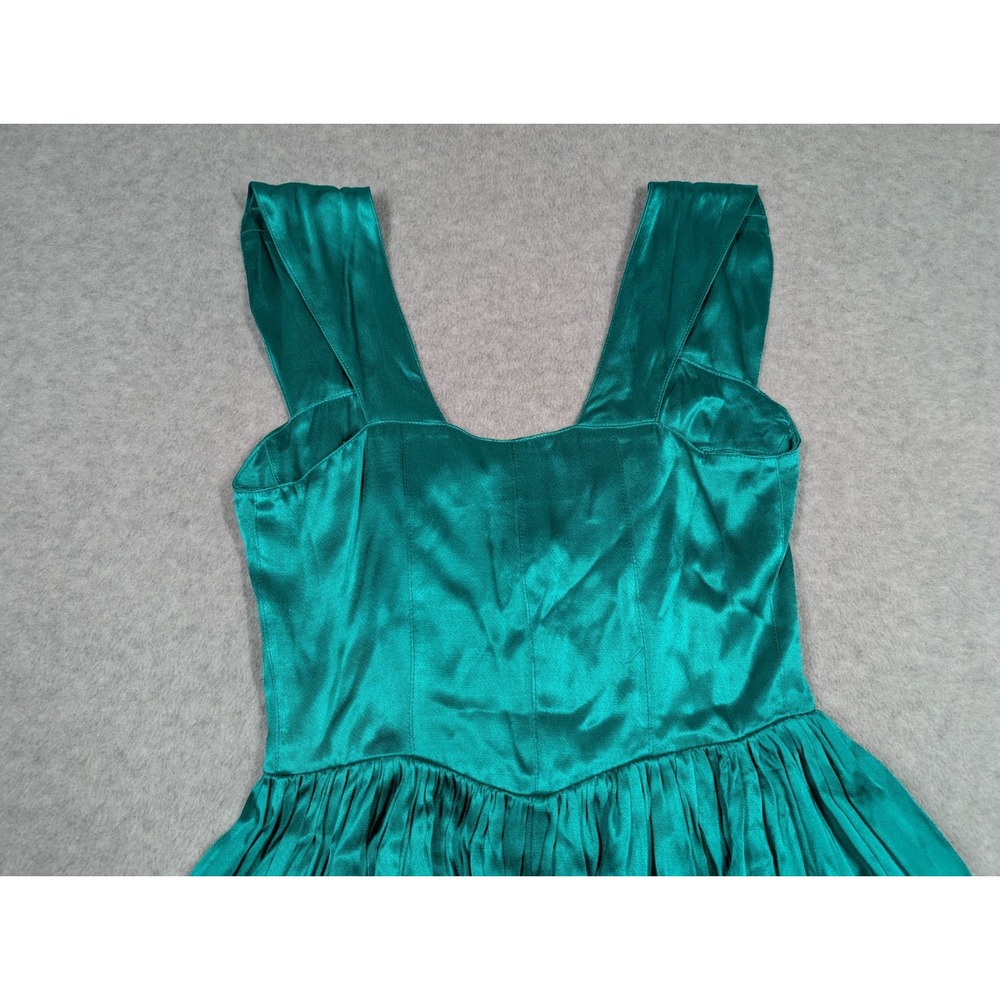 Vanessa Mooney Women Romper XS NWT Elisabeth Satin Mini Dress Victorian Fairy - Picture 7 of 15